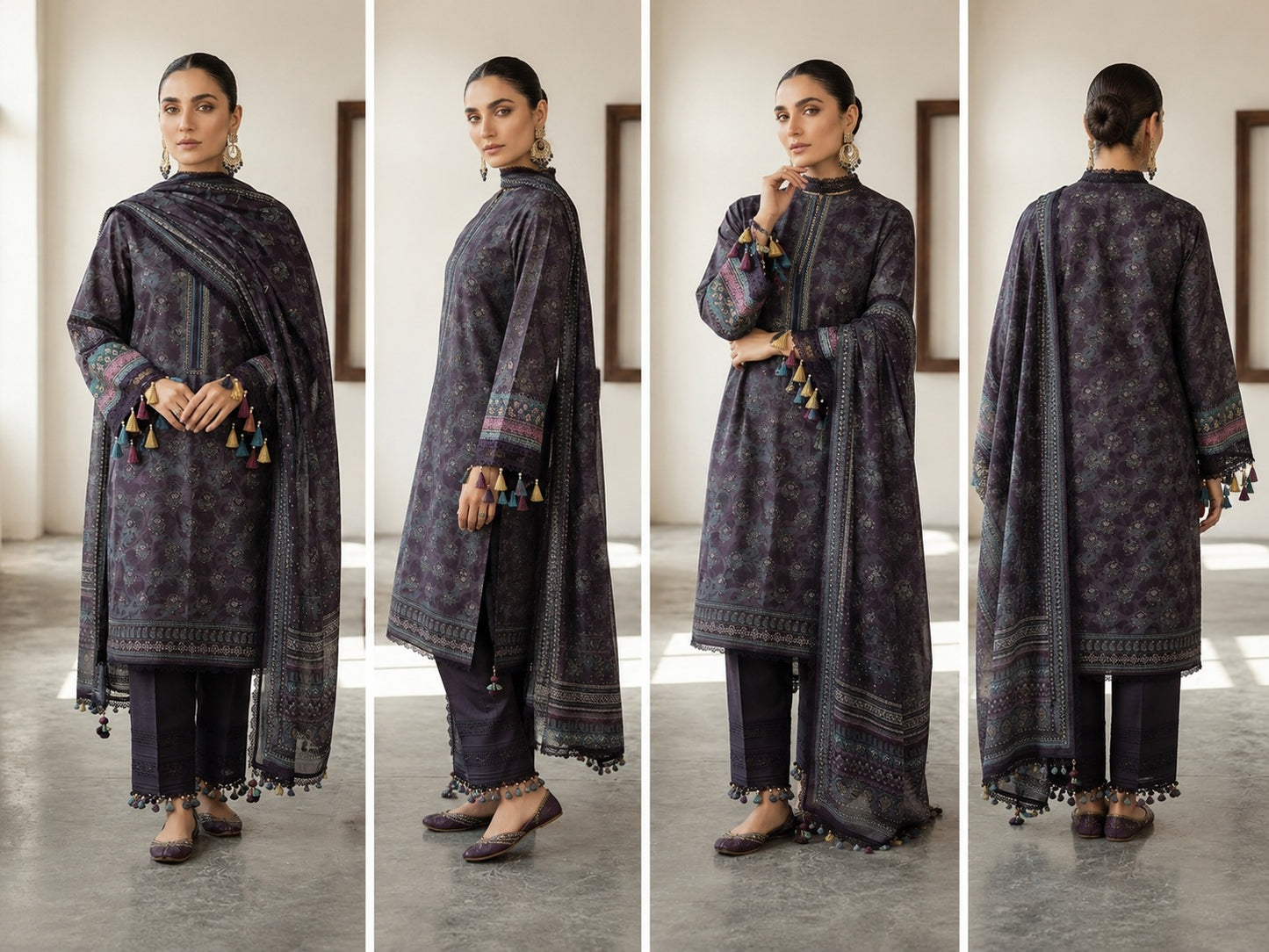Wirsa By Zainab Unstitched Printed Lawn 3pc