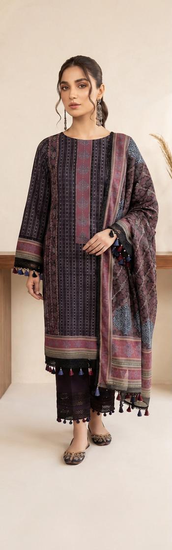 Wirsa By Zainab Unstitched Printed Lawn 3pc