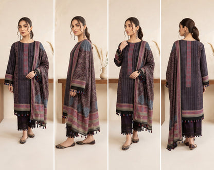 Wirsa By Zainab Unstitched Printed Lawn 3pc