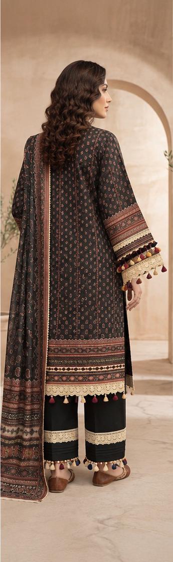 Wirsa By Zainab Unstitched Printed Lawn 3pc